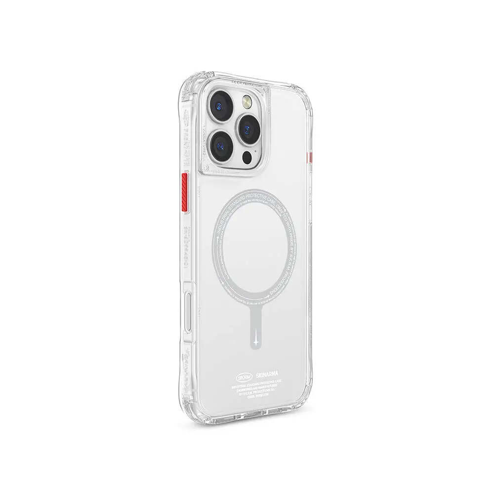 iPhone 16 Pro Max MagSafe Uyumlu Şeffaf Kılıf - Skinarma Saido
