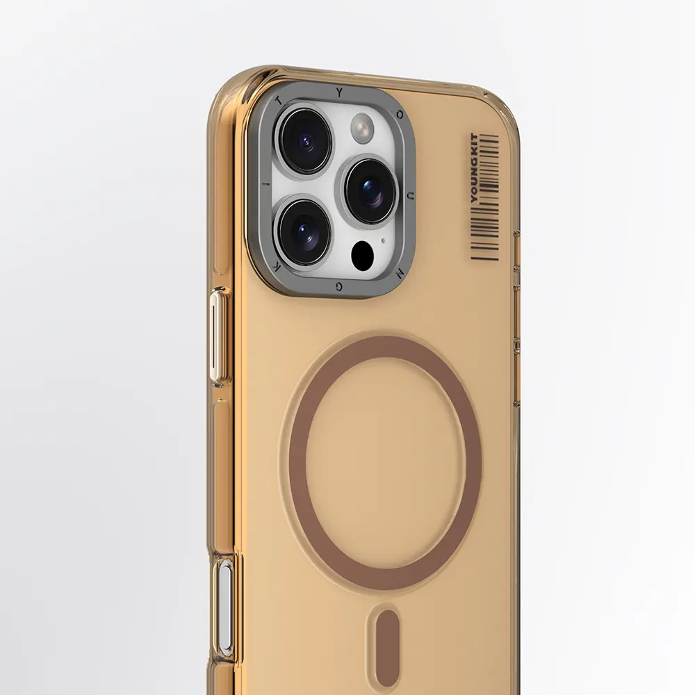 iPhone 16 Pro Max MagSafe Uyumlu Şeffaf Kılıf - Youngkit Crystal Shield