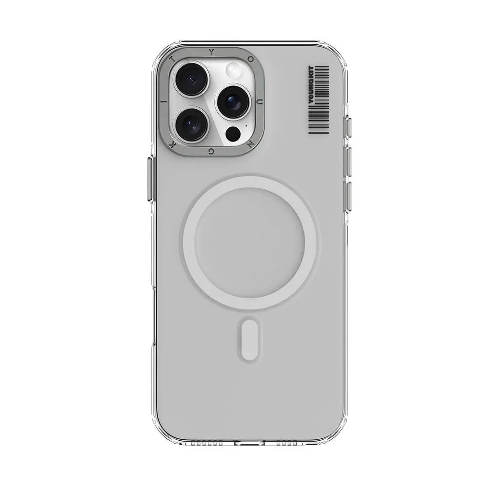 iPhone 16 Pro Max MagSafe Uyumlu Şeffaf Kılıf - Youngkit Crystal Shield
