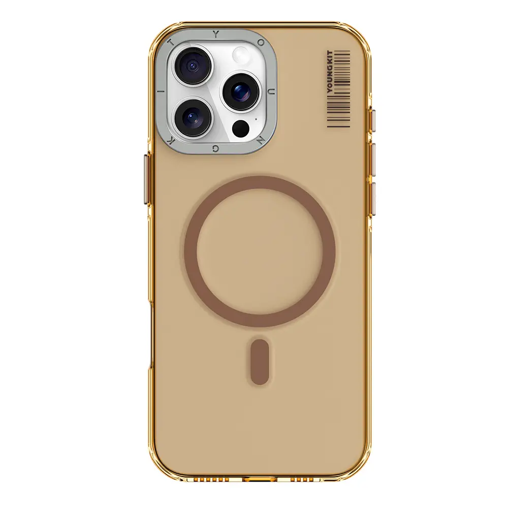 iPhone 16 Pro Max MagSafe Uyumlu Şeffaf Kılıf - Youngkit Crystal Shield