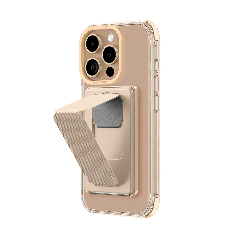 iPhone 16 Pro Max MagSafe Uyumlu Standlı ve Kartlıklı Kılıf - Amazingthing Omni Adventure