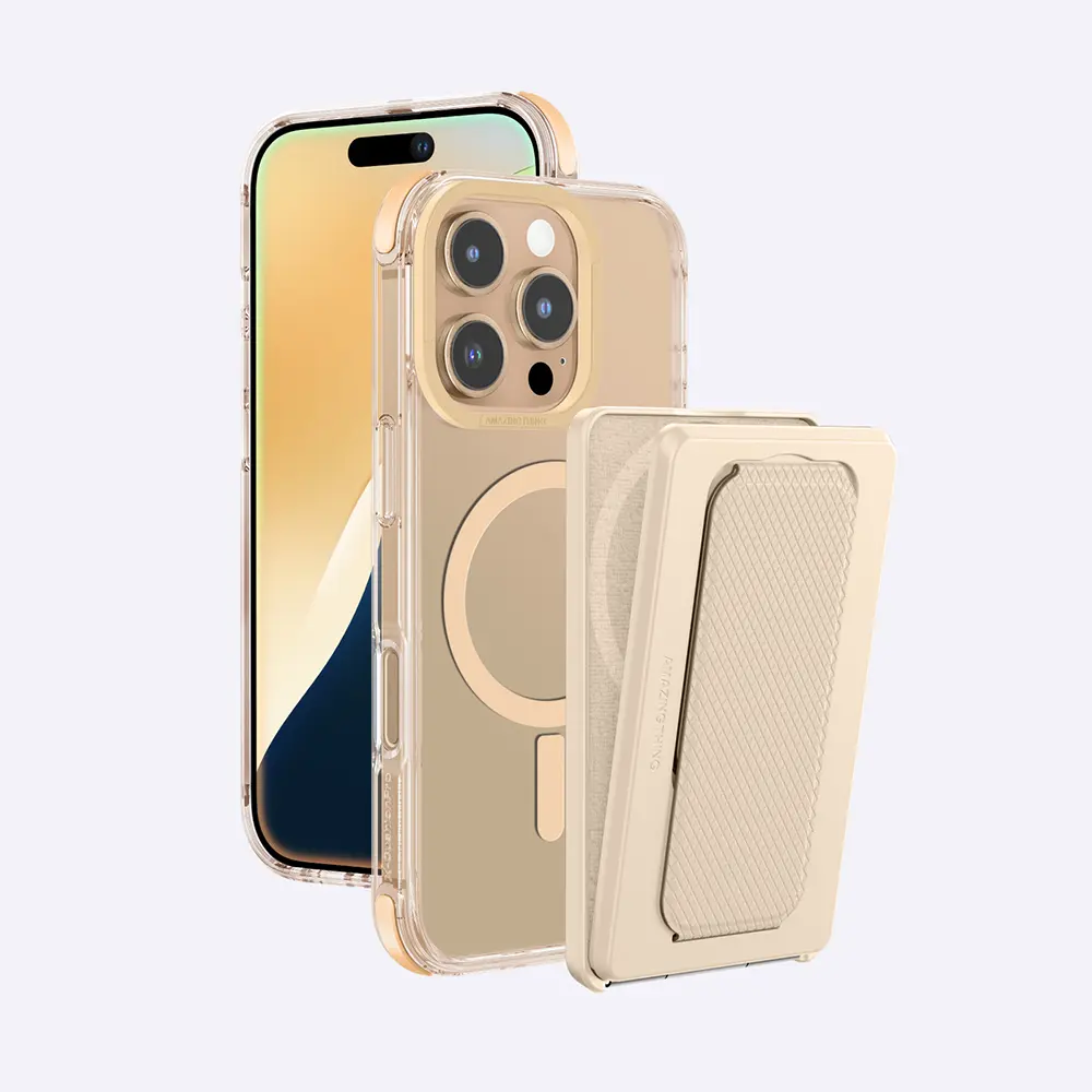 iPhone 16 Pro Max MagSafe Uyumlu Standlı ve Kartlıklı Kılıf - Amazingthing Omni Adventure