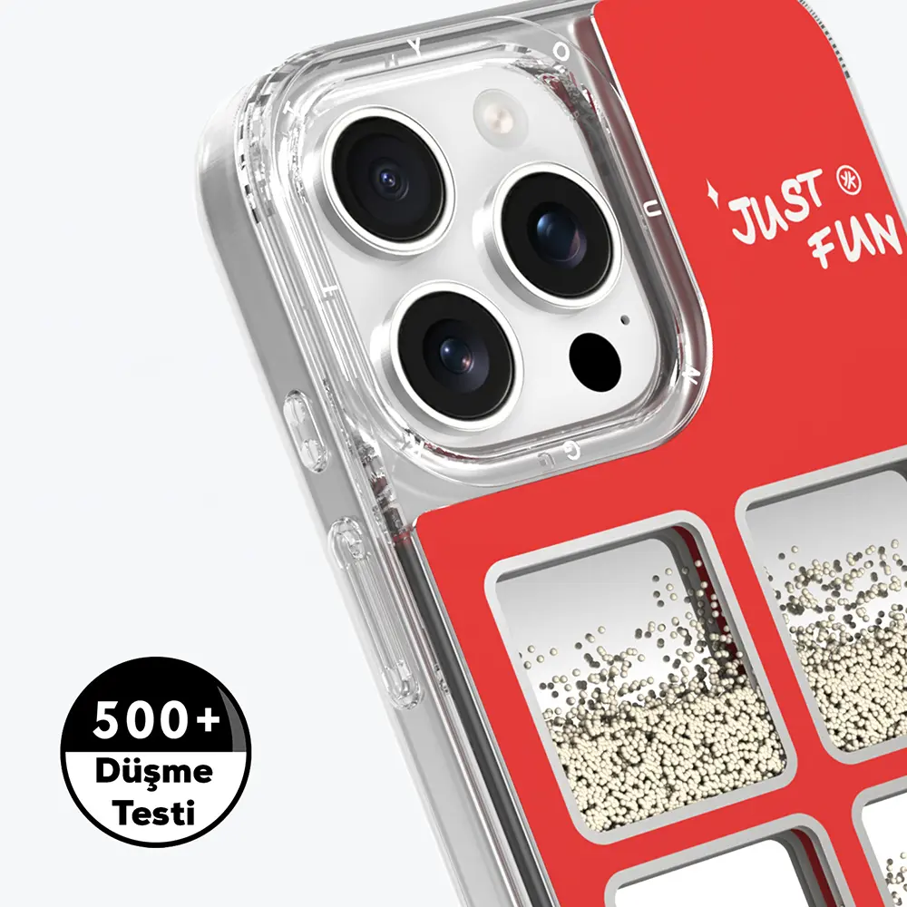 iPhone 16 Pro Max Aynalı ve Boncuklu Kılıf - Youngkit Spirit
