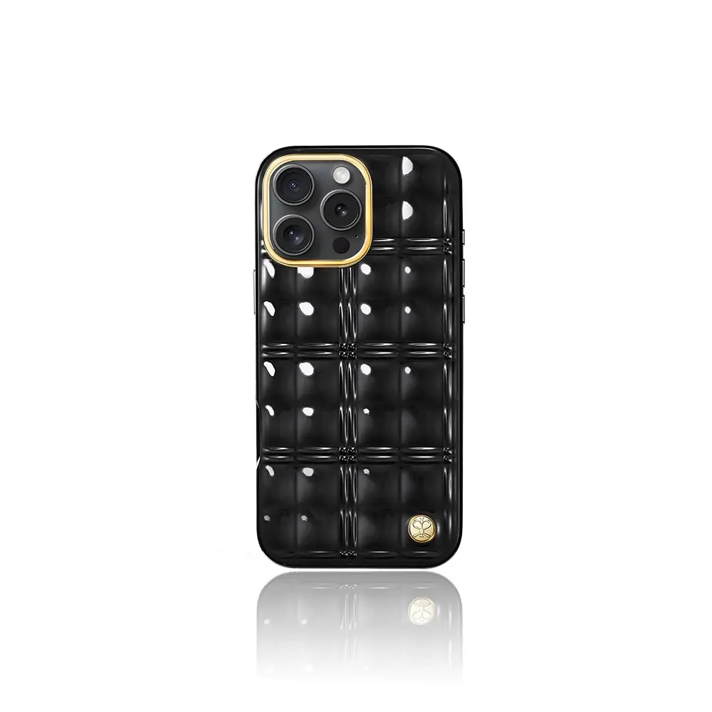 iPhone 16 Pro Max Metal Detaylı Kılıf - Pynana Metal Grid