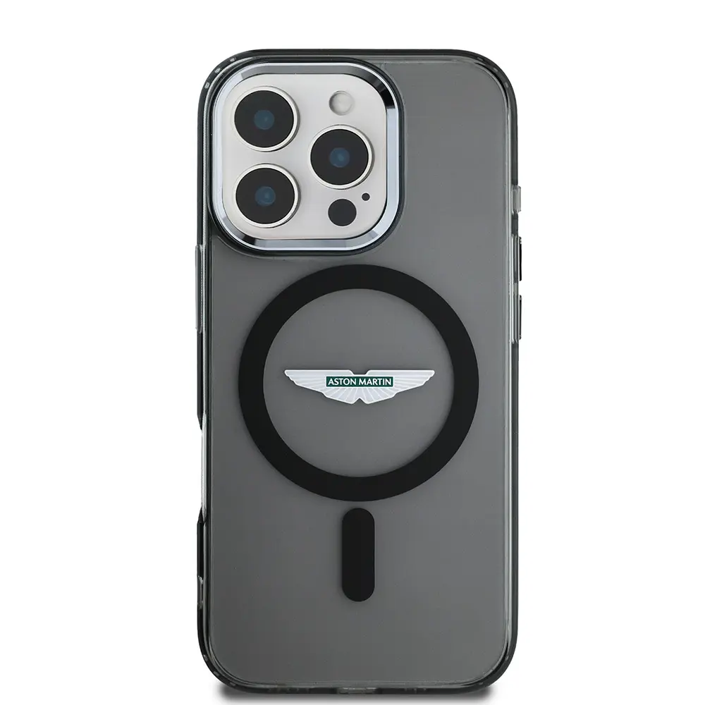 iPhone 16 Pro Max MagSafe Uyumlu Lisanslı Kılıf - Aston Martin Buzlu