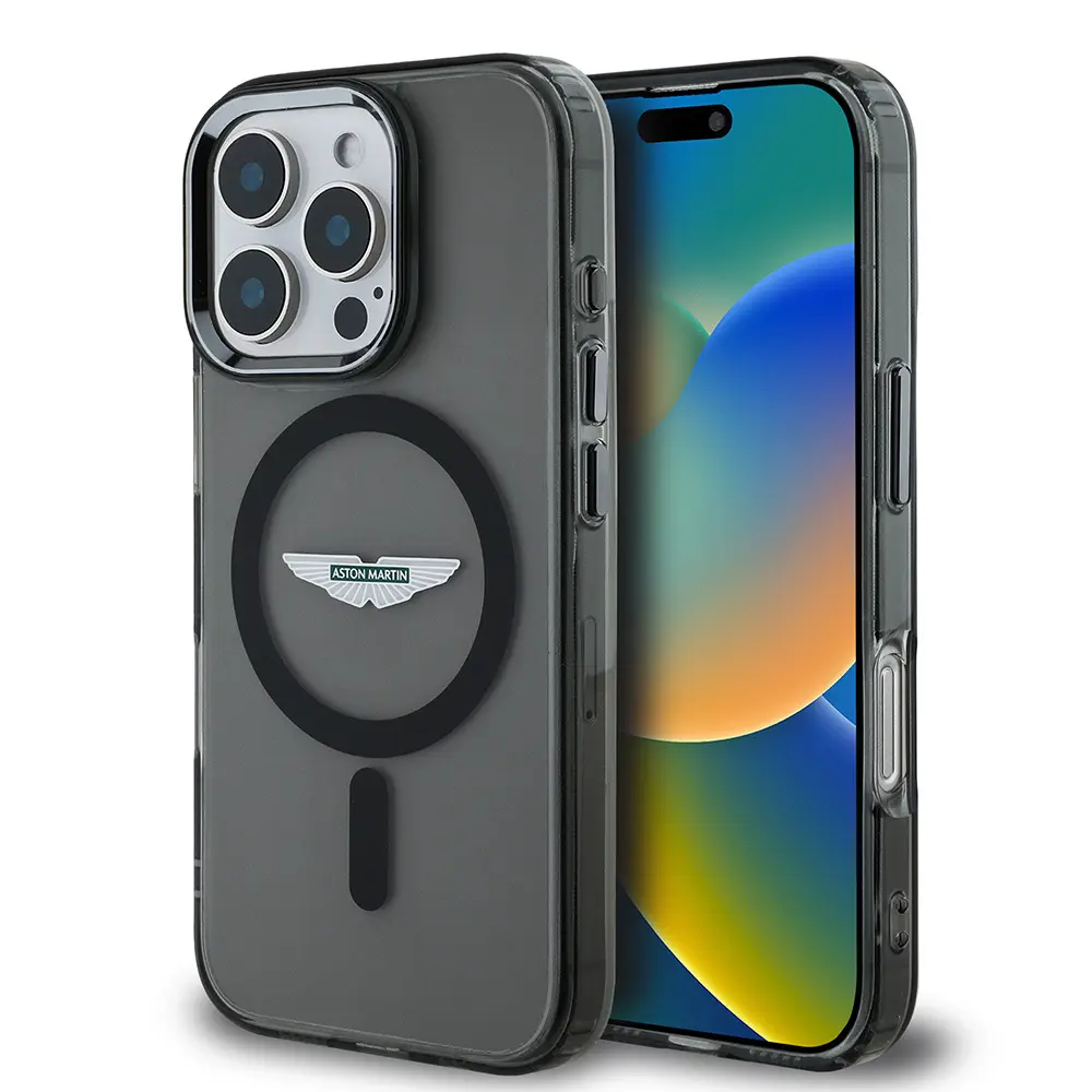 iPhone 16 Pro Max MagSafe Uyumlu Lisanslı Kılıf - Aston Martin Buzlu