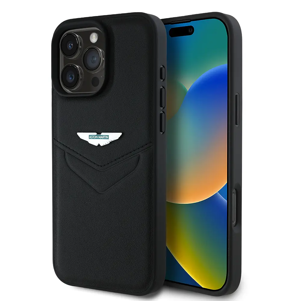 iPhone 16 Pro Max Aston Martin Lisanslı PU Deri Kılıf - Victory