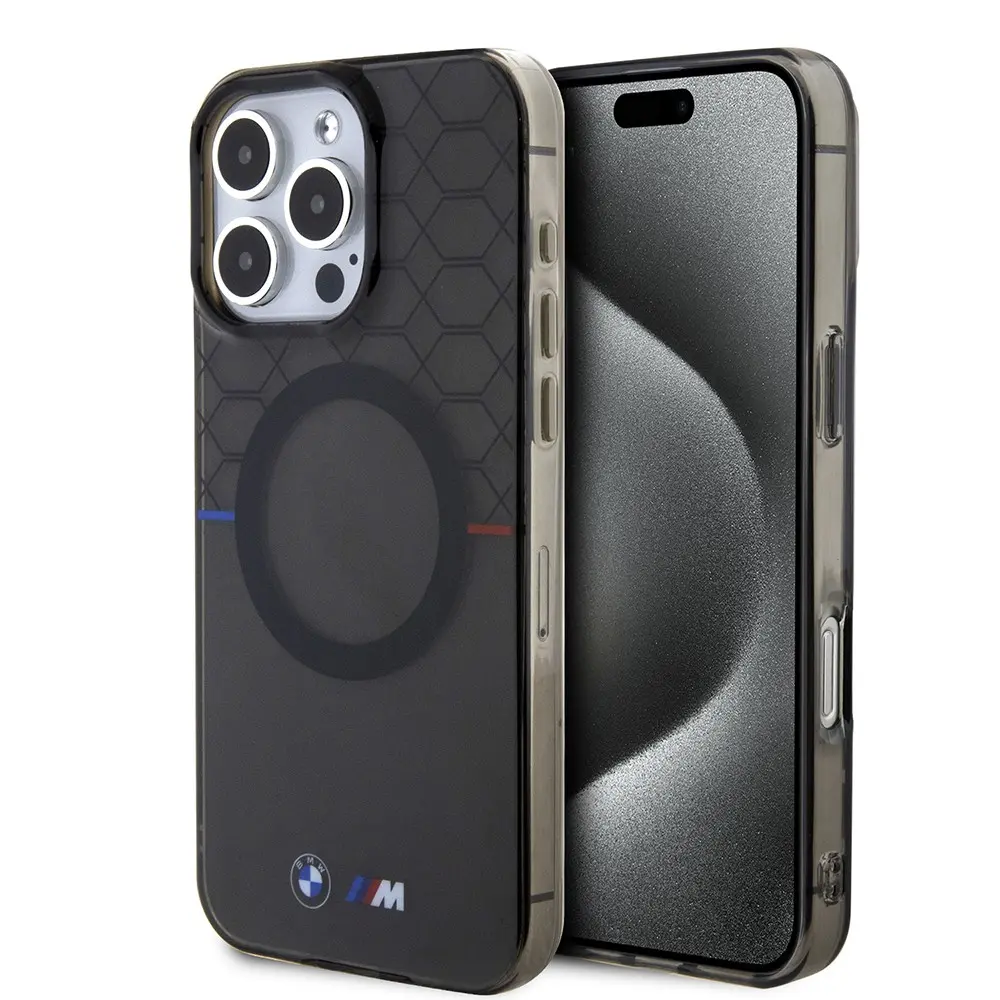 iPhone 16 Pro Max MagSafe Uyumlu Şeffaf Kılıf - BMW M Dizayn