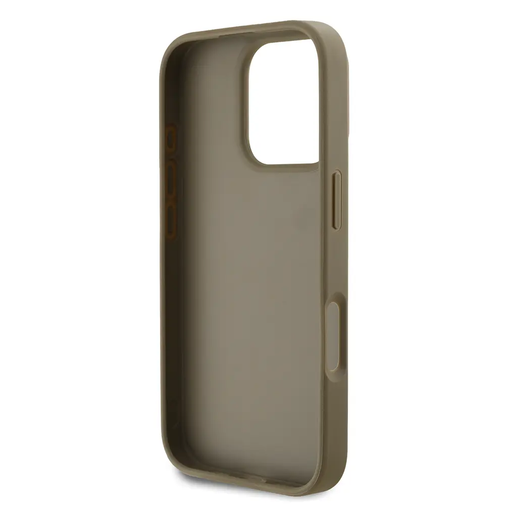 iPhone 16 Pro Max Taşlı Metalik PU Deri Kılıf - DKNY Lisanslı