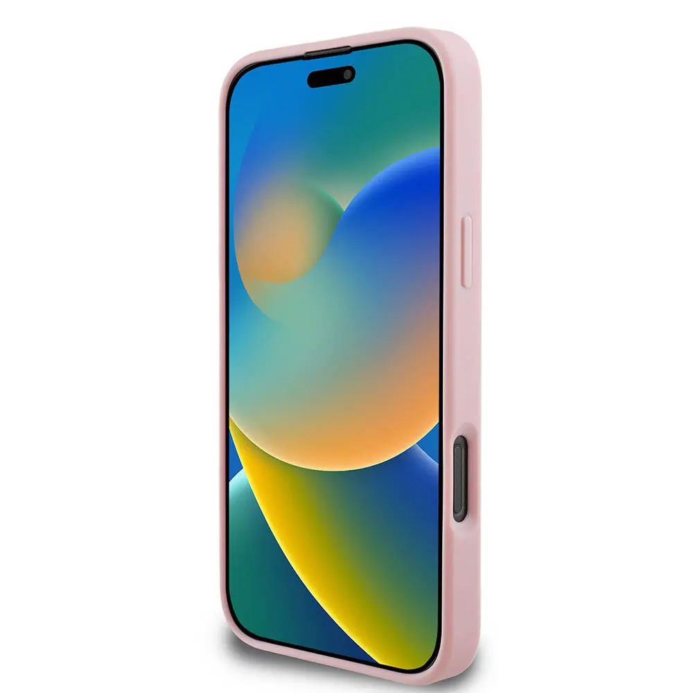 iPhone 16 Pro Max Glitter Kılıf, Büyük Metal Logo - Guess 4G