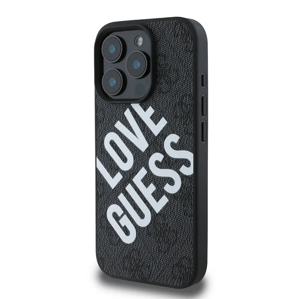 iPhone 16 Pro Max Kılıf, Lisanslı Guess Big Love Tasarım - Guess