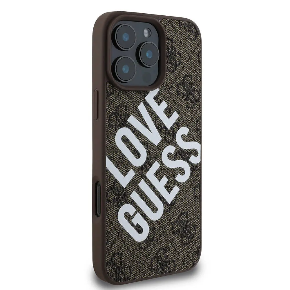 iPhone 16 Pro Max Kılıf, Lisanslı Guess Big Love Tasarım - Guess