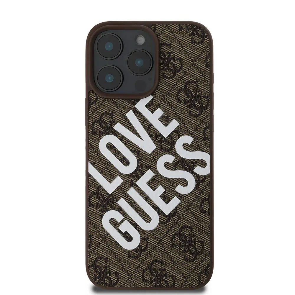 iPhone 16 Pro Max Kılıf, Lisanslı Guess Big Love Tasarım - Guess