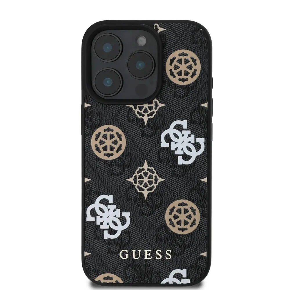 iPhone 16 Pro Max MagSafe Uyumlu 4G Desenli Kılıf - Guess Peony