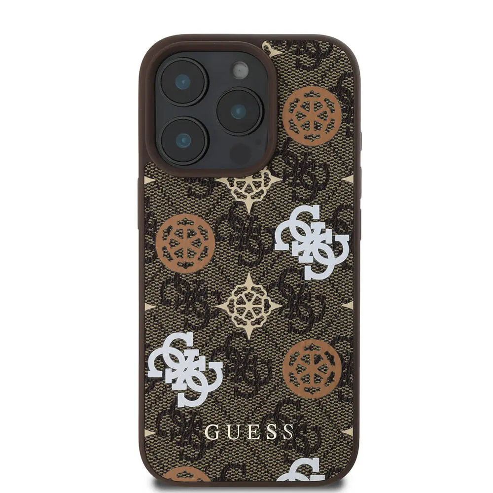 iPhone 16 Pro Max MagSafe Uyumlu 4G Desenli Kılıf - Guess Peony