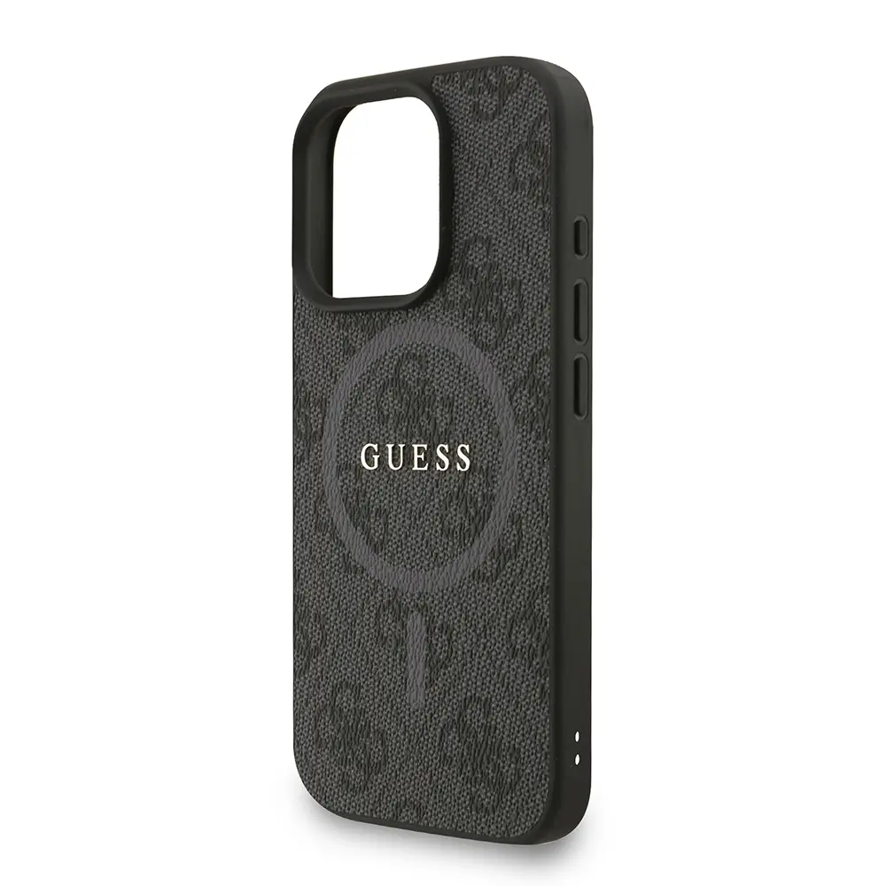 iPhone 16 Pro Max MagSafe Uyumlu PU Deri Kılıf - Guess Bilek Askılı