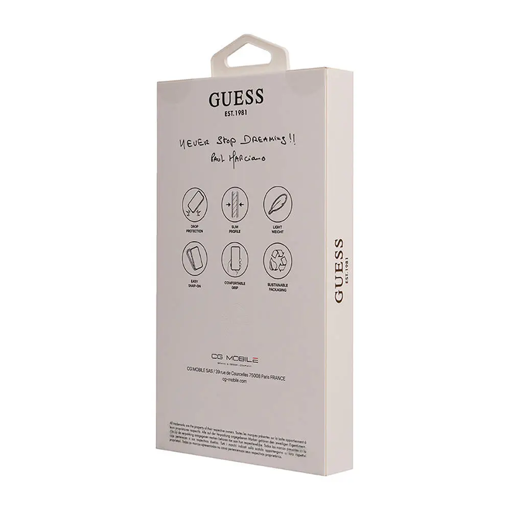 iPhone 16 Pro Max MagSafe Uyumlu Kılıf - Guess Small 4G Classic