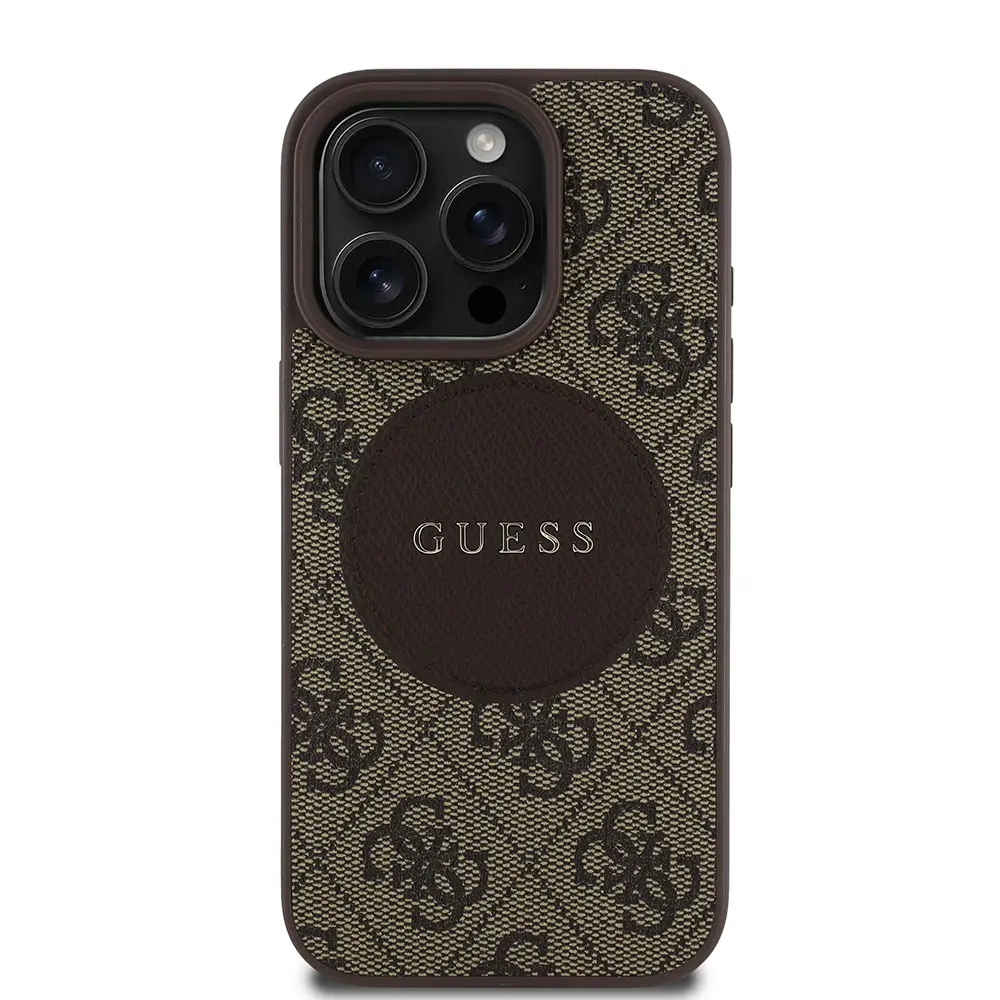 iPhone 16 Pro Max MagSafe Uyumlu Kılıf - Guess Circle Classic