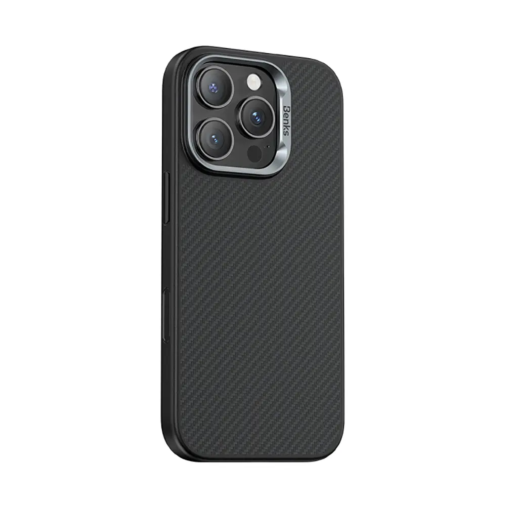 iPhone 16 Pro Max MagSafe Uyumlu Kevlar Kılıf - Benks Hybrid ArmorPro