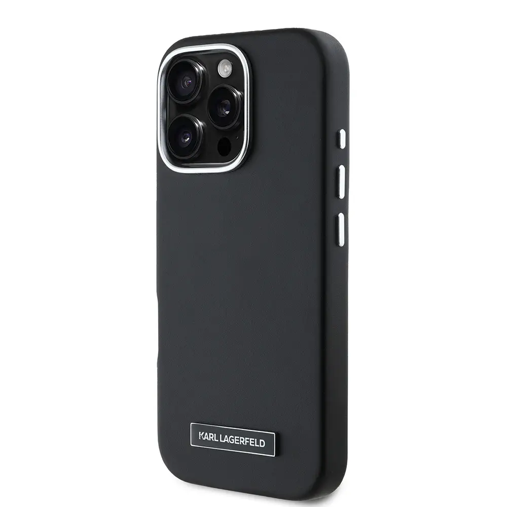iPhone 16 Pro Max MagSafe Uyumlu PU Deri Kılıf - Karl Lagerfeld