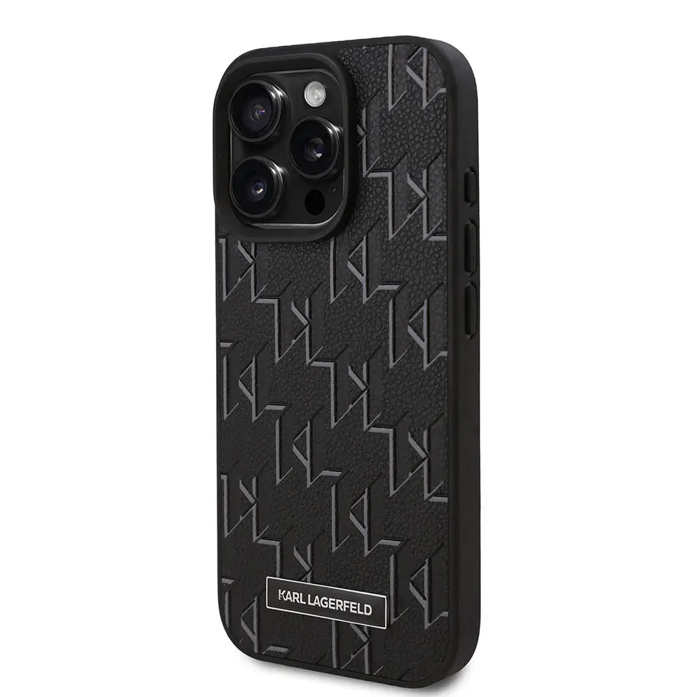 iPhone 16 Pro Max MagSafe Uyumlu Kılıf - Karl Lagerfeld KL Hot Stamp