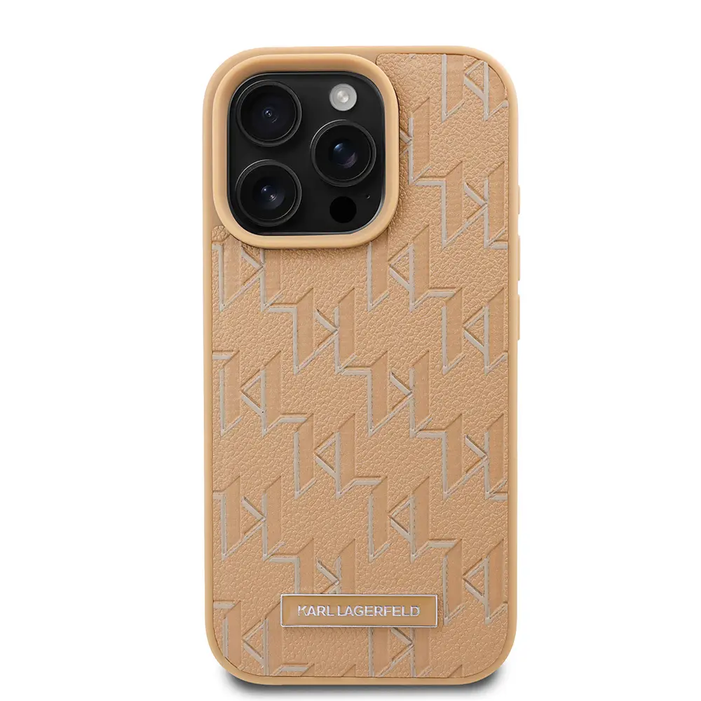 iPhone 16 Pro Max MagSafe Uyumlu Kılıf - Karl Lagerfeld KL Hot Stamp