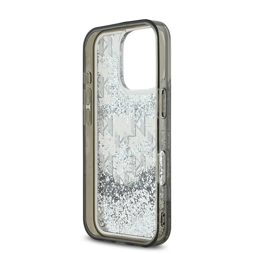 iPhone 16 Pro Max Simli KL Yazılı Monogram Gradient Kılıf - Karl Lagerfeld