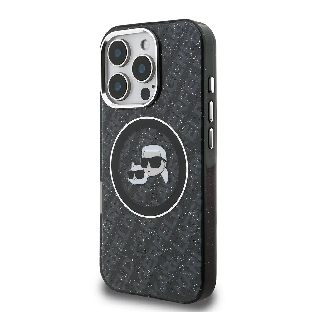 iPhone 16 Pro Max Simli Kılıf - Karl Lagerfeld Karl & Choupette Heads