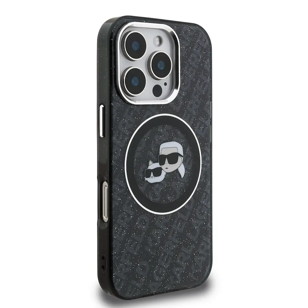 iPhone 16 Pro Max Simli Kılıf - Karl Lagerfeld Karl & Choupette Heads