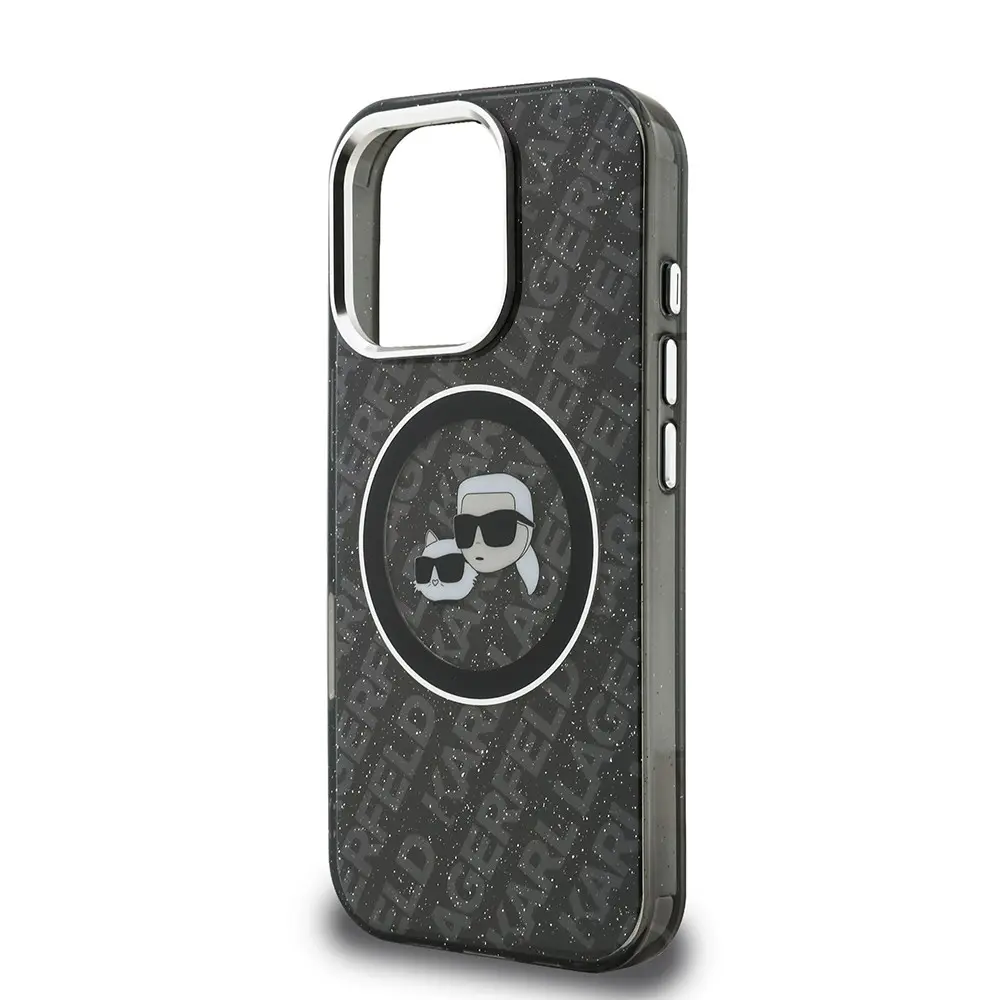 iPhone 16 Pro Max Simli Kılıf - Karl Lagerfeld Karl & Choupette Heads