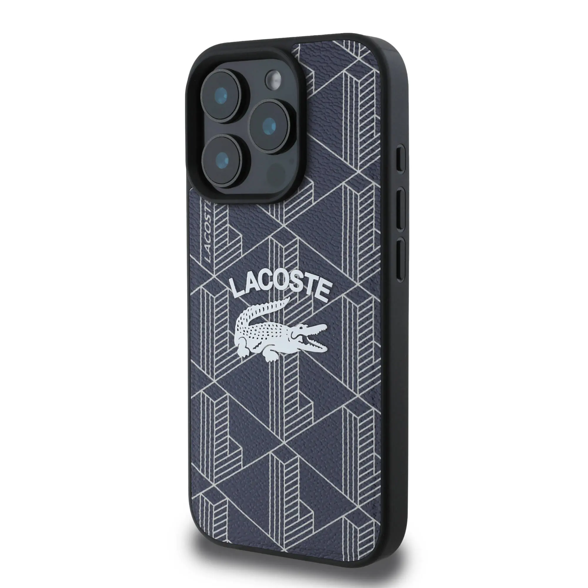 iPhone 16 Pro Max MagSafe Uyumlu Kılıf - Lacoste Mono Vintage Logo