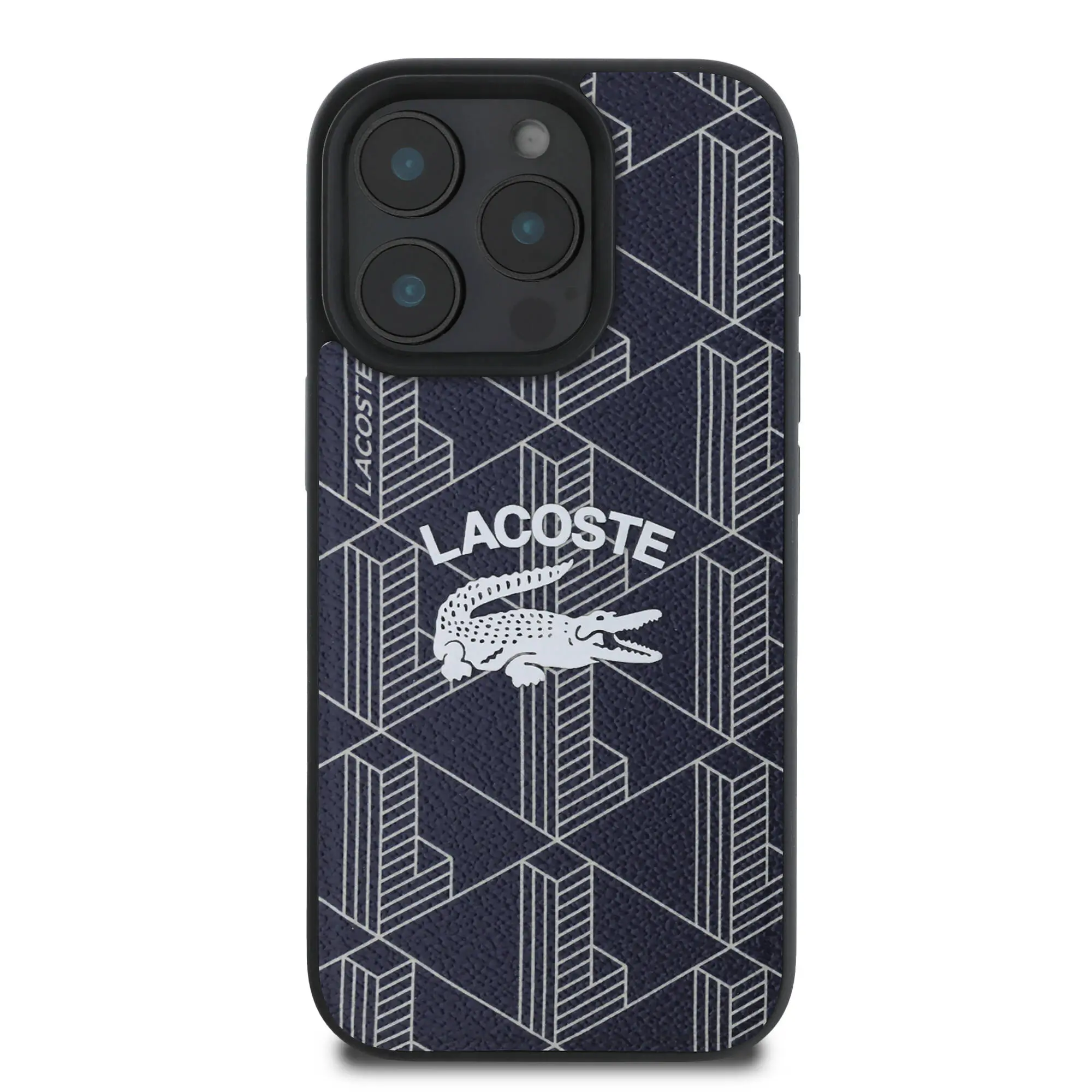 iPhone 16 Pro Max MagSafe Uyumlu Kılıf - Lacoste Mono Vintage Logo