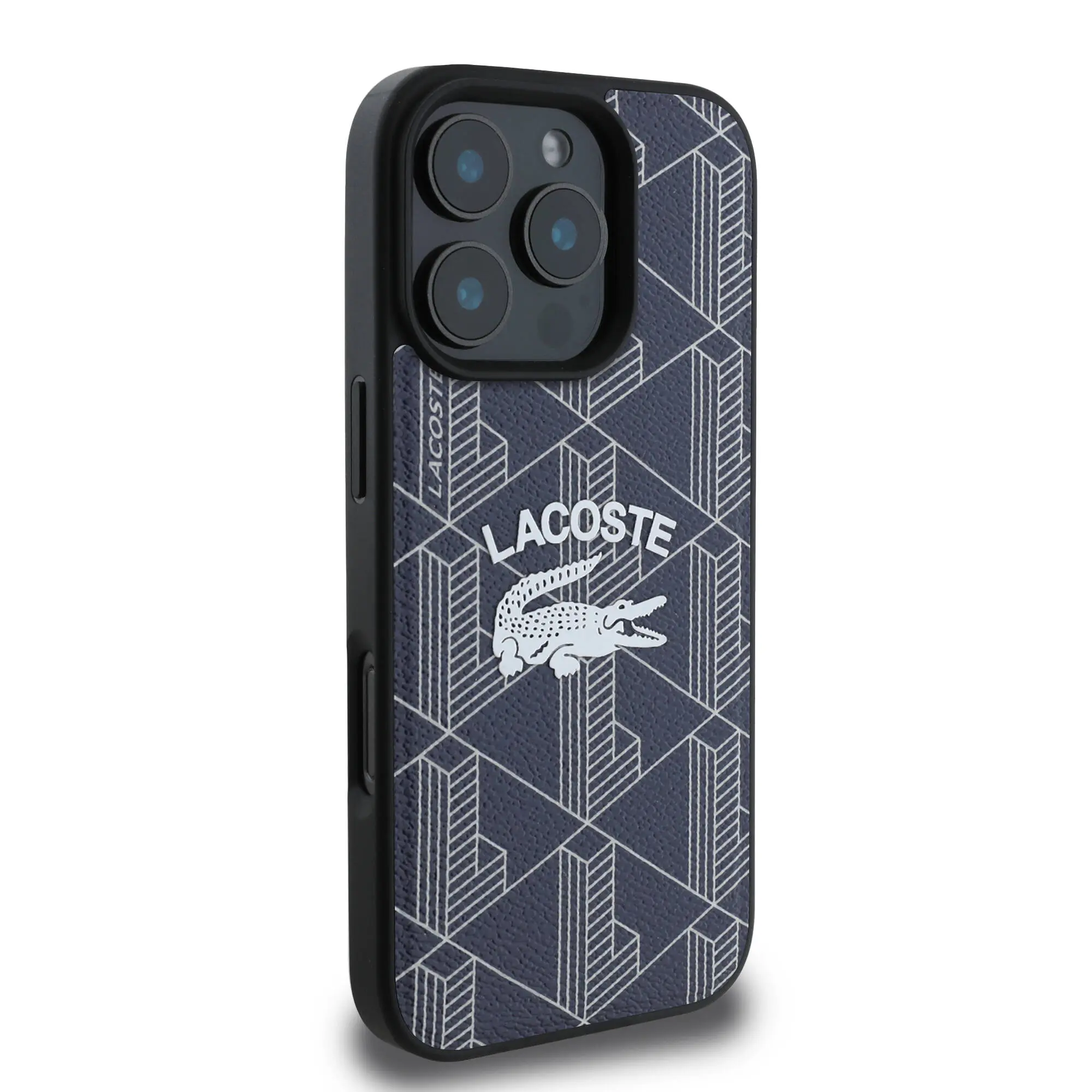 iPhone 16 Pro Max MagSafe Uyumlu Kılıf - Lacoste Mono Vintage Logo