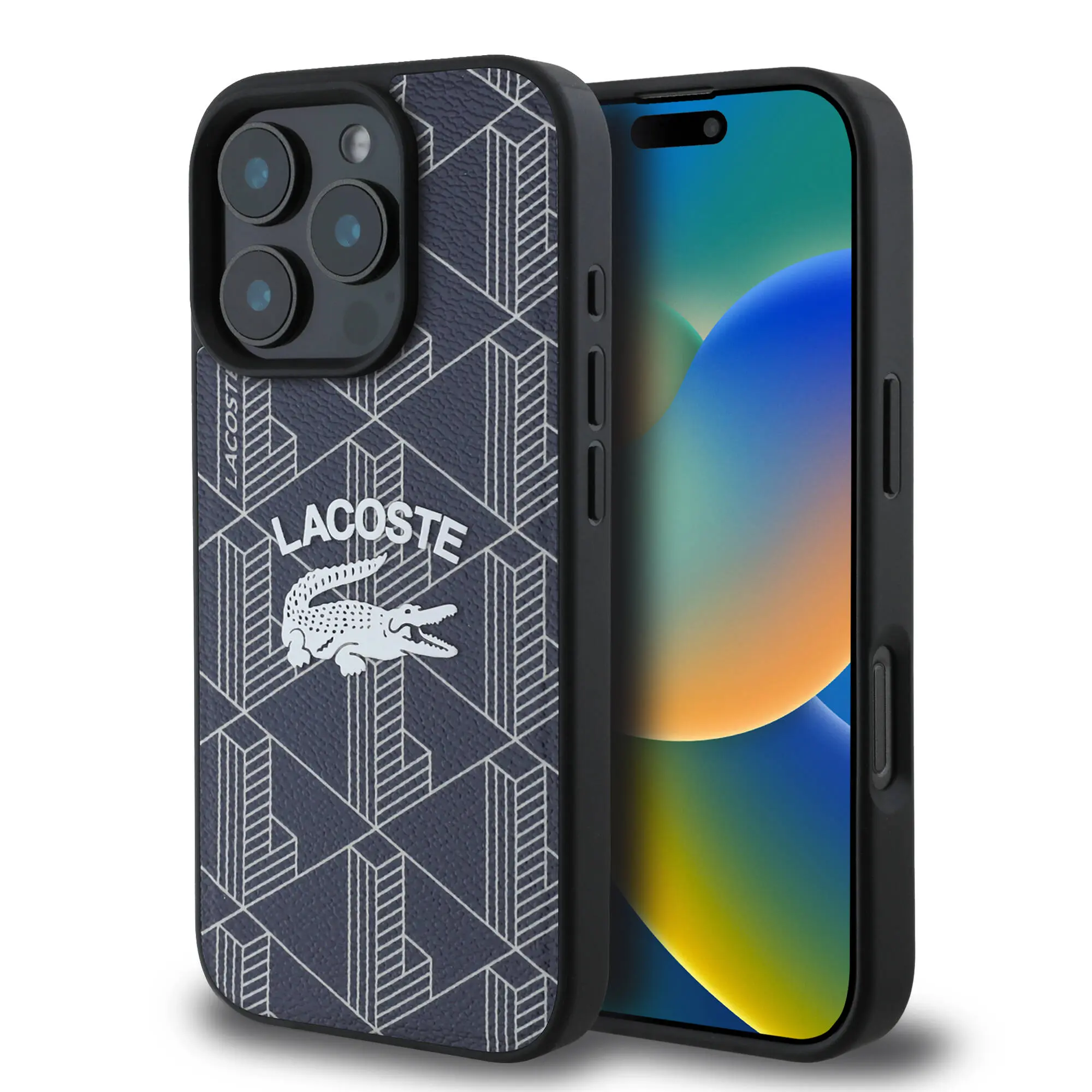 iPhone 16 Pro Max MagSafe Uyumlu Kılıf - Lacoste Mono Vintage Logo