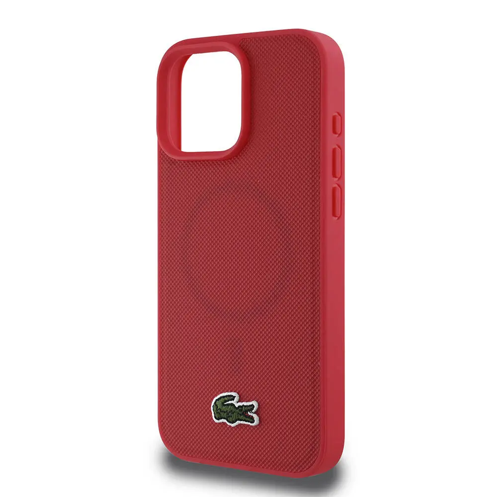 iPhone 16 Pro Max Lacoste Lisanslı PU Pike Desenli Kılıf