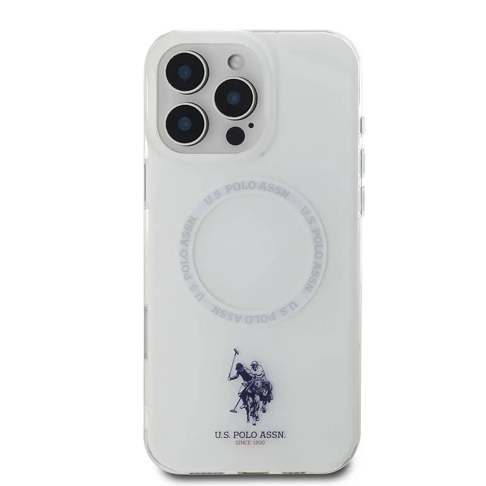 iPhone 16 Pro Max MagSafe Uyumlu Ring Kapak - U.S. Polo Assn. Lisanslı