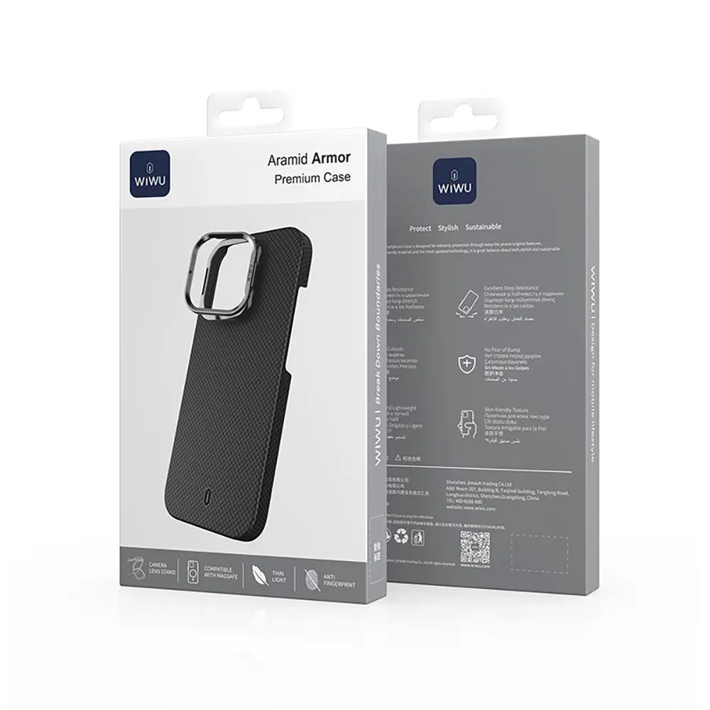 iPhone 16 Pro Max MagSafe Uyumlu Kamera Standlı Kılıf - Wiwu DCC-208