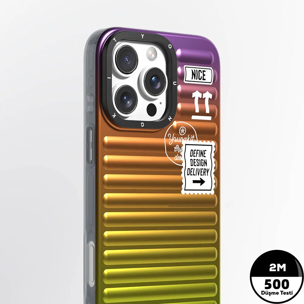 iPhone 16 Pro Max Kılıf, Renk Geçişli Tasarım - YoungKit The Secret Color