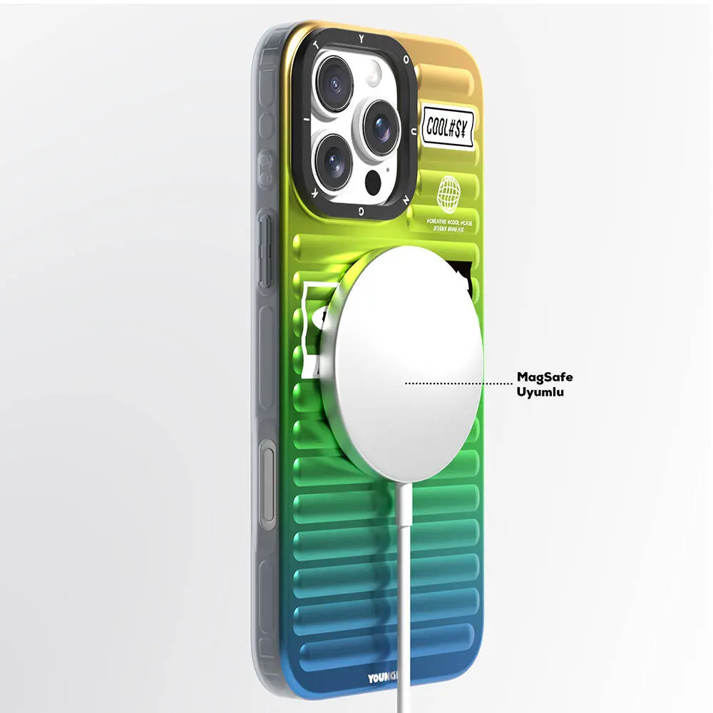 iPhone 16 Pro Max Kılıf, Renk Geçişli Tasarım - YoungKit The Secret Color