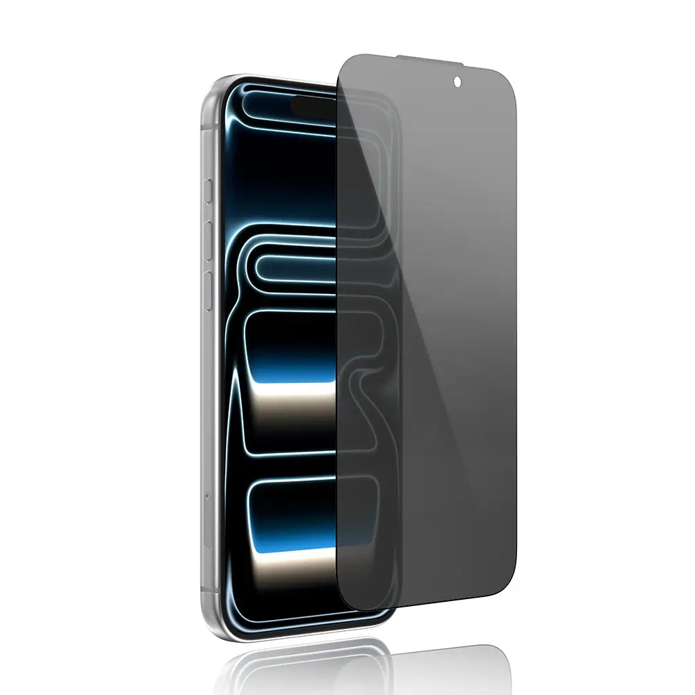 iPhone 16 Pro Max Privacy Temperli Cam Ekran Koruyucu - Youngkit 0.33mm