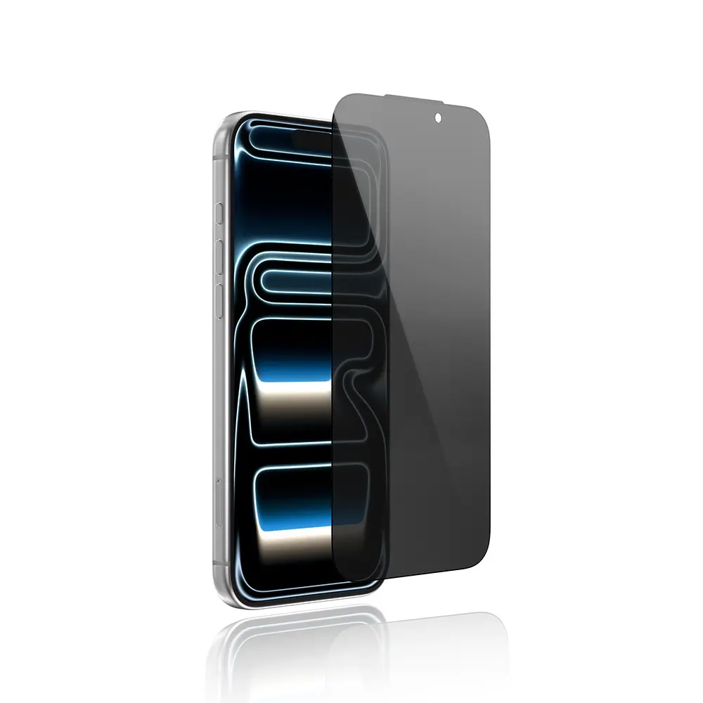 iPhone 16 Pro Max 360 Derece Gizlilik Temperli Cam Ekran Koruyucu - Youngkit AP