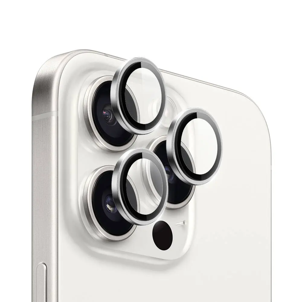 iPhone 16 Pro Metal Kamera Lens Koruyucu - Wiwu LG-004 PVD Lens Guard