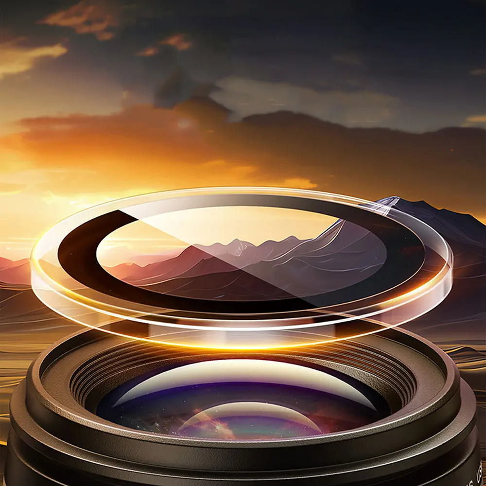 iPhone 16 Pro Kamera Lens Koruyucu, Yansıma Önleyici - Wiwu LG-007
