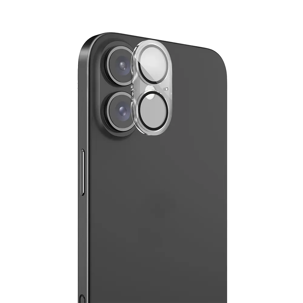 iPhone 16 Kamera Lens Koruyucu, Şeffaf ve Ultra İnce - Raptic Glass