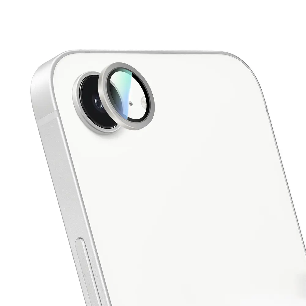 iPhone 16e Kamera Lens Koruyucu, Yansıma Önleyici - CaseWorld Alloy