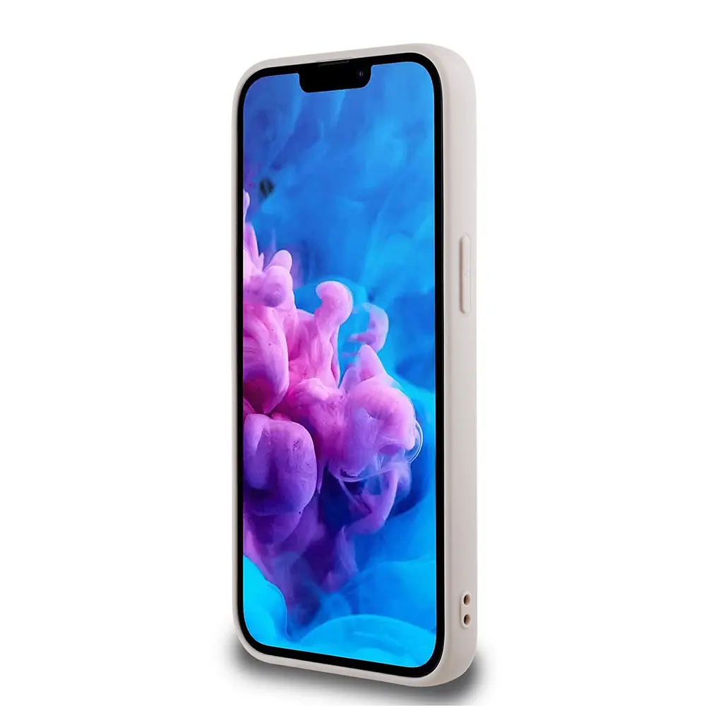 iPhone 16e Uyumlu Guess Lisanslı Glitter Kılıf, Büyük Metal Logo