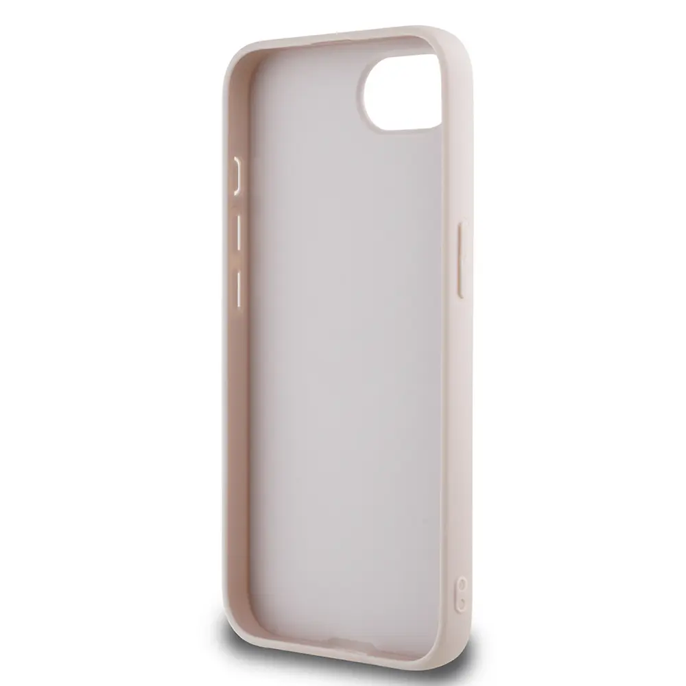 iPhone 16e Uyumlu Guess Lisanslı Glitter Kılıf, Büyük Metal Logo