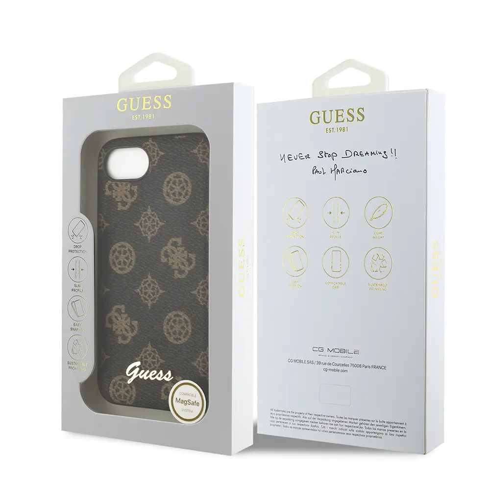 iPhone 16e MagSafe Uyumlu Lisanslı Kılıf - Guess Peony