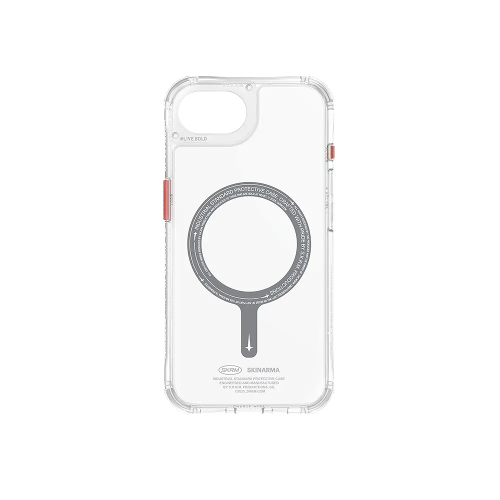 iPhone 16e MagSafe Uyumlu Şeffaf Kılıf - Skinarma Saido