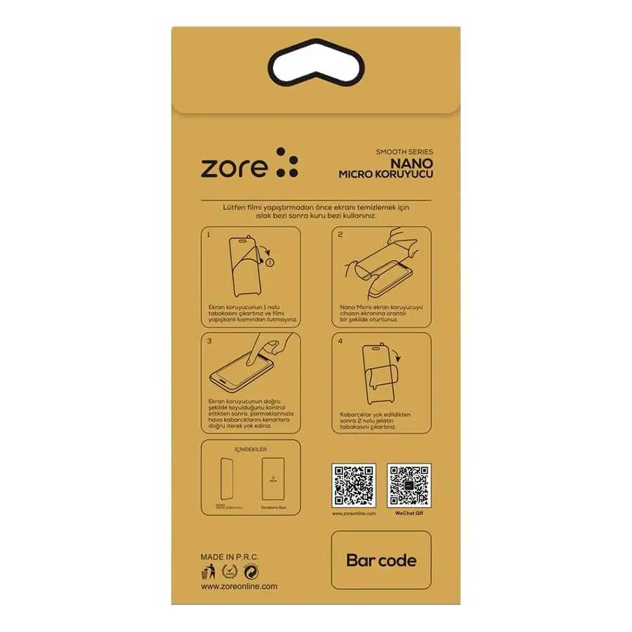 iPhone 16e Nano Micro Temperli Ekran Koruyucu - Zore